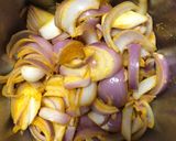 A picture of step 2 of Onion pickle.