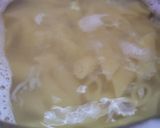 A picture of step 1 of Creamy Garlic Penne Pasta.