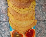 A picture of step 3 of Besan chila.