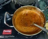 A picture of step 3 of Amritsari Chole with Amritsari Kulcha.
