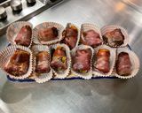 Une image de l'étape 6 de Bouchées de figues au jambon cru et saint Agur.
