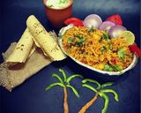 मुंबईचा फेमस चटपटीत तवा पुलाव (tawa pulav recipe in marathi) रेसिपी स्टेप 5 फोटो 