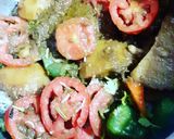 A picture of step 5 of Aloo Biryani.