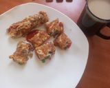A picture of step 7 of Egg roll.