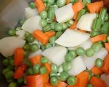 A picture of step 1 of Instant Pau-bhaji in Pressure cooker.