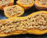 Foto del paso 5 de la receta: 💫 Calabaza rellena de arroz y bolognesa gratinadas 💫