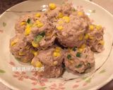 A picture of step 9 of Corn Tofu Pork Meatballs.
