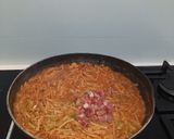Foto del paso 4 de la receta: Fideos tostados con jamón y verdura y ajo casero