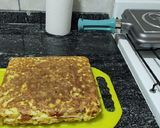 Foto del paso 4 de la receta: Tortilla de papa con jamón y queso