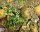 A picture of step 8 of Green Chicken Biryani.