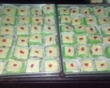 Foto langkah ke 7 dari resep Cake potong pandan keju.