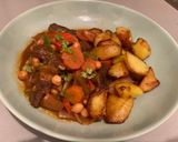 Foto del paso 11 de la receta Estofado de ternera con garbanzos y patatas fritas