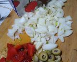Foto del paso 2 de la receta: Pollo con Salsa de Crema y Aceitunas
