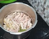 Foto langkah ke 2 dari resep Gulai Nangka Ceker Ayam.