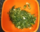 A picture of step 2 of Lila Lehsan No Mathoo (Dip).