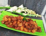 Foto langkah ke 6 dari resep Sambal goreng kentang ati ampela.