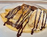 Une image de l'étape 4 de Crêpe au coulis de Nutella.