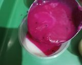 Foto langkah ke 4 dari resep Puding susu buah naga.