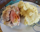 Foto del paso 7 de la receta: Muslo relleno de jamón y queso. #delantaldorado