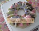 Foto langkah ke 6 dari resep Puding Pasir Mozaik Susu.