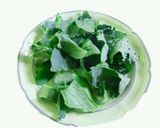 A picture of step 1 of Broccoli rabe rice.
