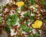 A picture of step 9 of Paneer Matar dum Biriyani.