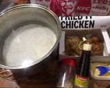 Foto langkah ke 1 dari resep Nasi KFC Rice Cooker.