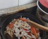Foto del paso 5 de la receta: Fideos tornillo saltado de pollo