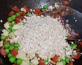 A picture of step 3 of Oats Vegetable Soup.