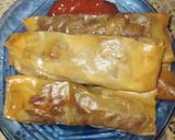 Foto langkah ke 9 dari resep Lumpia Isi Sosis Tahu Tempe Teriyaki.