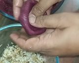 A picture of step 4 of Stuffed beetroot rasogulla recipe.