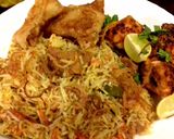 A picture of step 9 of Tikka Biryani.