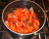 A picture of step 2 of Mike's EZ Cajun Shrimp Creole.