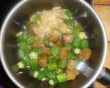 A picture of step 8 of Persian Okra stew with beef.