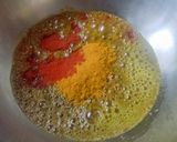 A picture of step 4 of Amla and chilli pickle.