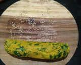 A picture of step 2 of Methi Vadi.