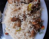 A picture of step 10 of Chicken mandi with dukka.