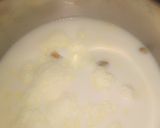 A picture of step 1 of Bread ras malai.