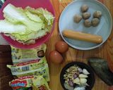 Foto langkah ke 1 dari resep Mie Tek Tek pakai Kuah 🍝🫕.
