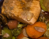 Foto del paso 7 de la receta: Wok de Salmón con almendras y arándanos