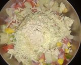 A picture of step 3 of Cheesey Veggie Toast.