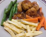 Foto langkah ke 9 dari resep Bistik Bola Ayam.