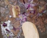 A picture of step 2 of Wet fry beef.