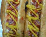 A picture of step 2 of Yummy beef hotdogs#5orlessingredientschallenge#4wkschallenge.