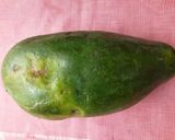 A picture of step 1 of An Eye-Catcher Raw Papaya Tutti Fruity.