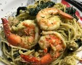 Foto langkah ke 4 dari resep Spaghetti with pesto sauce.