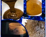 A picture of step 2 of Dark chocolate ocean cake.