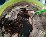 Foto langkah ke 2 dari resep Brownies coklat keju kukus.