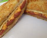 A picture of step 4 of Sausage Sandwich.