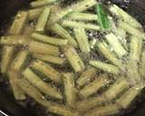 Chilli bhindi bateta (ladyfinger and chips) recipe step 2 photo